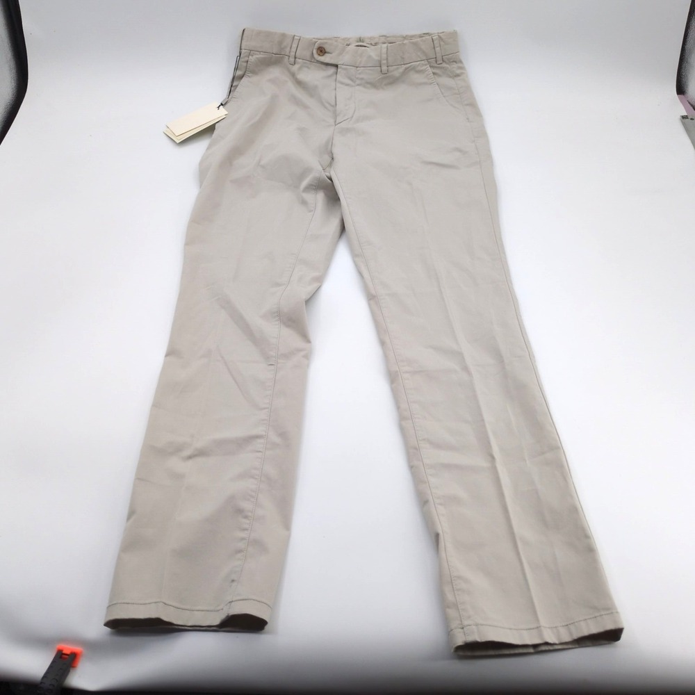 NWT Suitsupply Porto Chinos 48 32 Sand Beige Cotton Stretch Quiet Luxury Pants